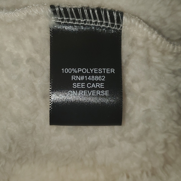 NWT ' Torrid brand -Size Large, Ivory zip front jacket. - Picture 7 of 9